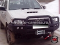 Передний силовой бампер RusArmorGroup для Toyota Hilux с кенгурином