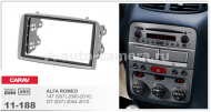 Переходная рамка для Alfa Romeo Carav 11-188, 2 din