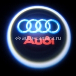 Светодиодный логотип на AUDI накладной