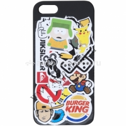 Оригинальный эксклюзивный чехол для iPhone 5 / 5S sticker bombing